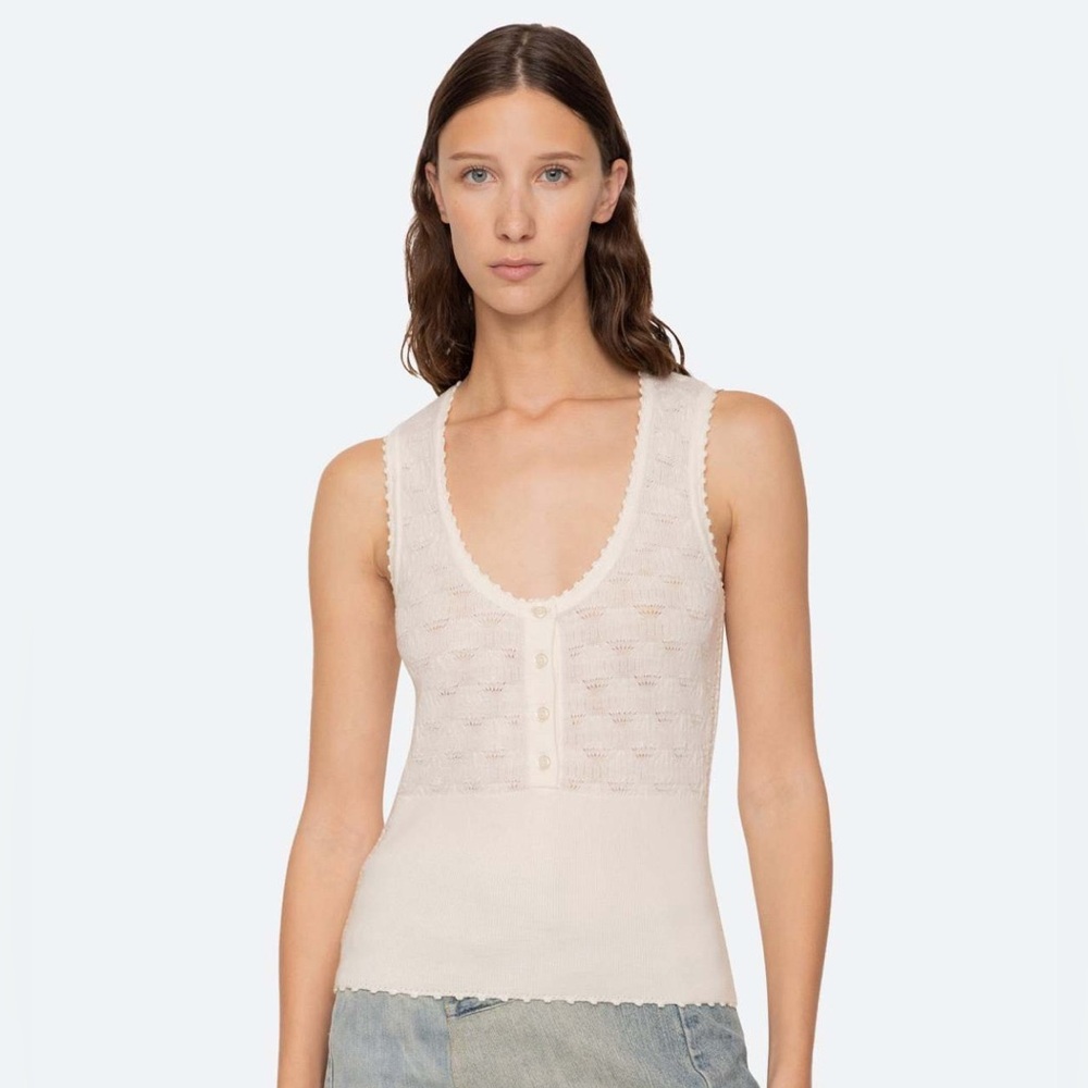 Sea New York Mila Tank Ivory, XS